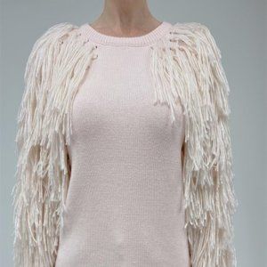 NWT Miah Fringe Sleeve Sweater Top